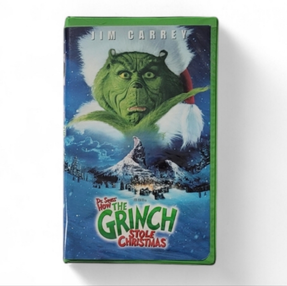 😍3/$25 Dr. Seuss' How the Grinch Stole Christmas VHS Movie